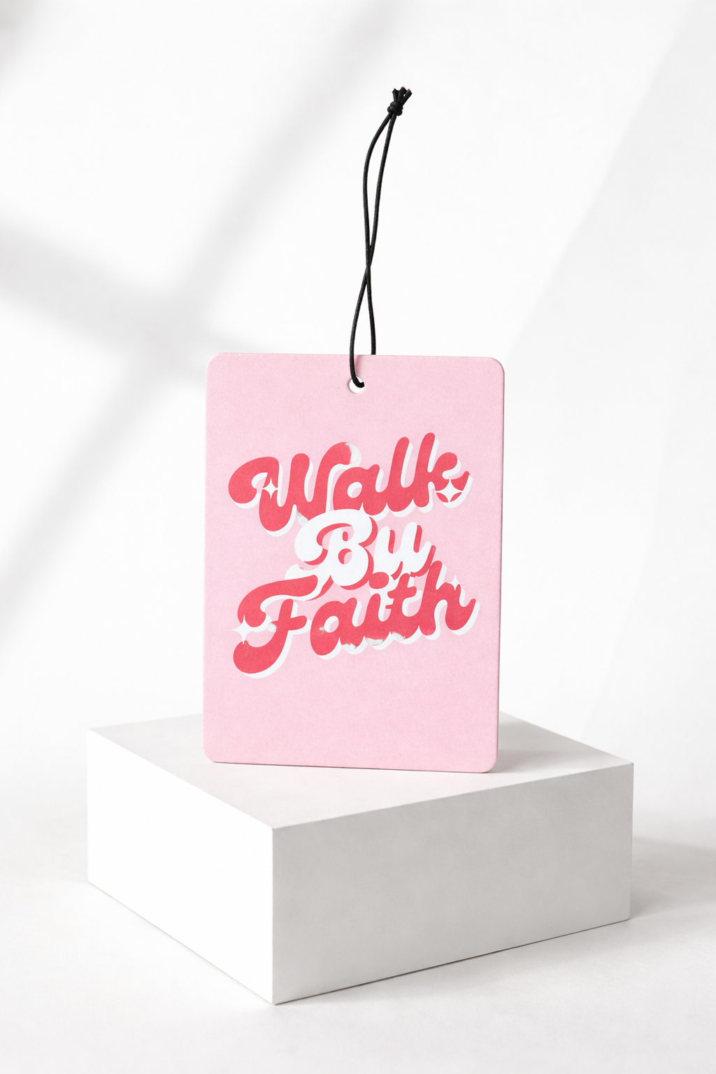 Walk By Faith 2 Corinthians 5:7 Car Air Freshener Cherry