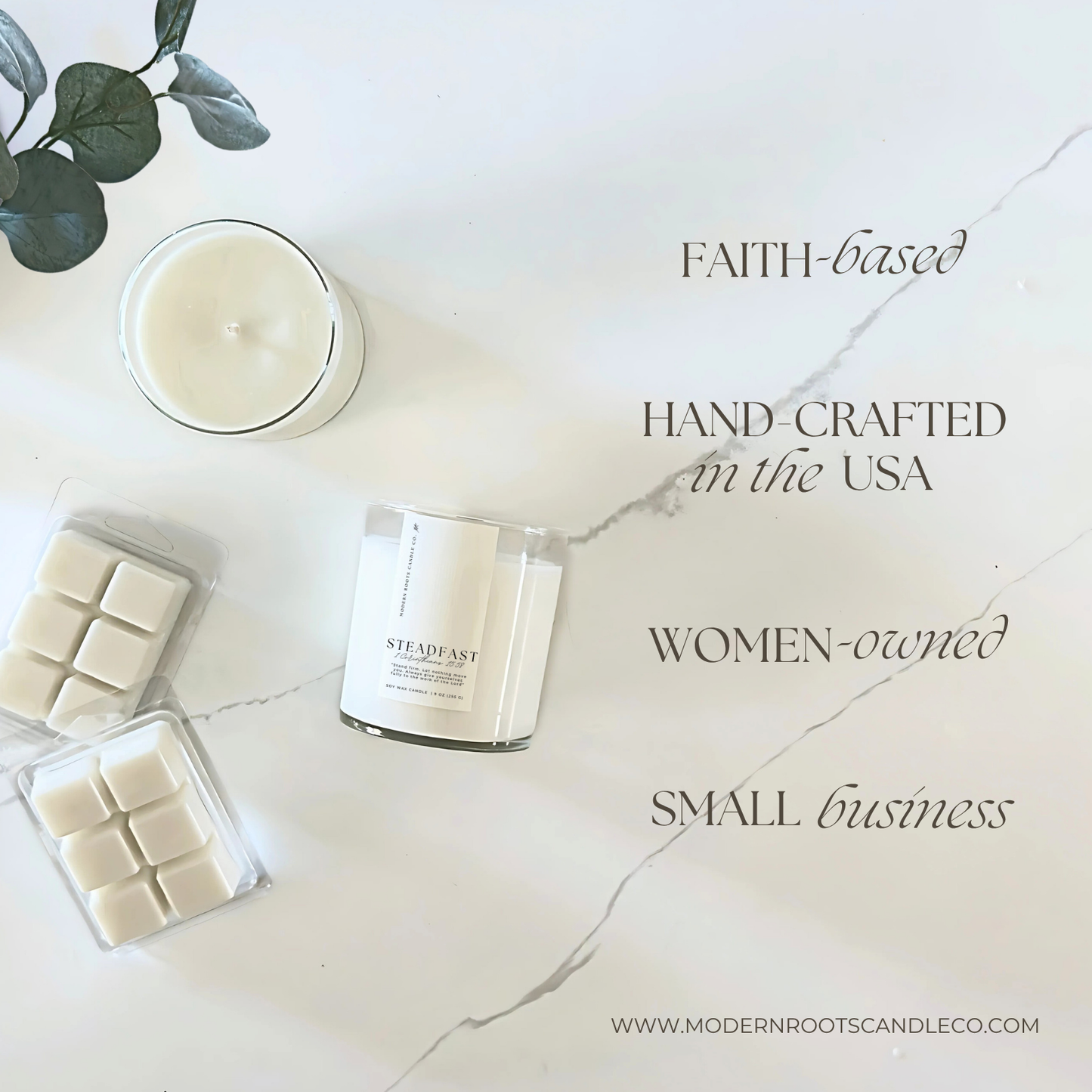 Steadfast | White Oak & Vanilla | 9oz. Clear Jar Soy Candle