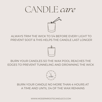 Faith | Lily & Bergamot | 9 oz. Clear Jar Soy Candle