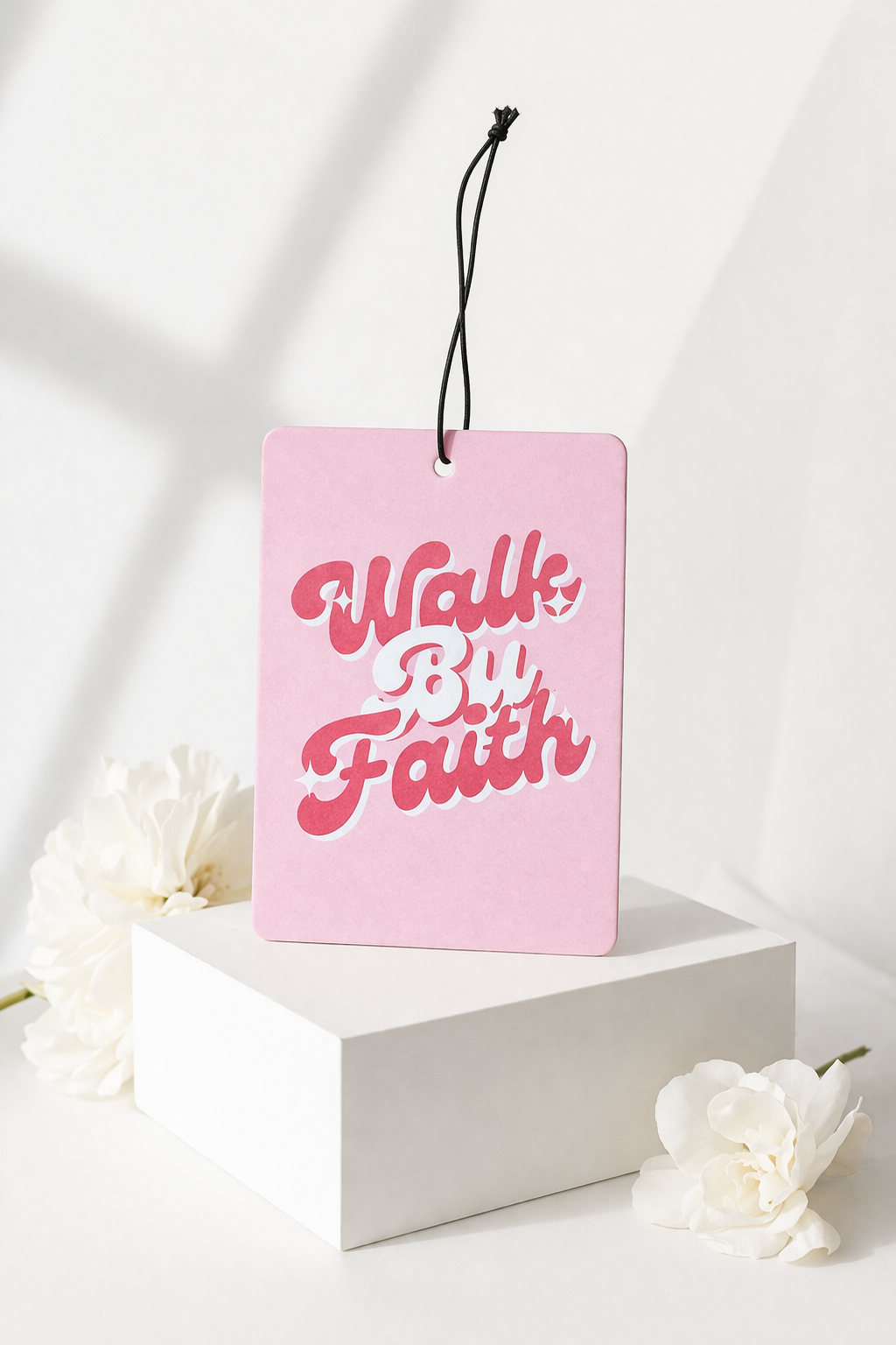 Walk By Faith 2 Corinthians 5:7 Car Air Freshener Cherry